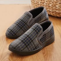 Thermal Slippers Check UK Size 8