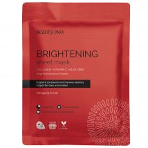 Beauty Pro BRIGHTENING Collagen Sheet Mask with Vitamin C