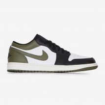 Jordan 1 Low  Blanc/kaki