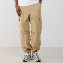 Pant Jogger Cargo Wvn  Marron/blanc