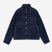Jacket Denim Stitching  Bleu/blanc