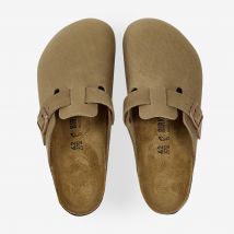 Boston Leather Tabacco Brown  Gris