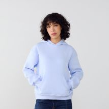 Hoodie Oversize Brooklyn  Bleu/blanc