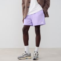 Short Club Fleece Flow  Violet/blanc