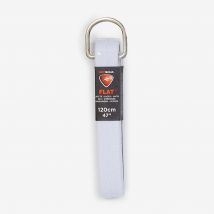 Lacet Plat 120 Cm  Blanc