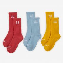 Chaussettes X3 Crew Essential 23  Rouge