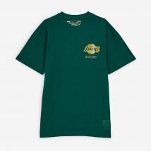 Tee Shirt Lakers Shiny Emb Logo  Vert Fonce