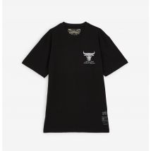 Tee Shirt Bulls Shiny Emb Logo  Noir/argent