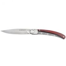 Couteau pliant artisanal Charlemagne 11,5cm bois rouge - Couteaux du Chef