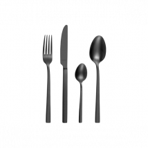 Ménagère 16 pièces Square PVD Amefa coloris noir - Couteaux du Chef - Couteaux du Chef