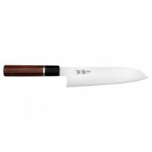 Couteau japonais artisanal modèle santoku 19,5cm SG2 San Maï Sukenari - Couteaux du Chef - Couteaux du Chef