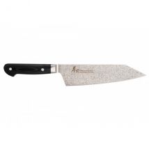 Couteau japonais modèle kengata Sakai Takauyuki Coreless damas 19cm - Couteaux du Chef - Couteaux du Chef