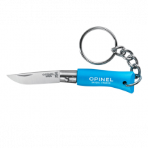 Couteau de poche Opinel Porte-clés Colorama n°02 lame 3,5cm cyan - Couteaux du Chef - Couteaux du Chef
