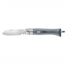 Couteau pliant Opinel n°09 Bricolage manche polyamide gris - Couteaux du Chef