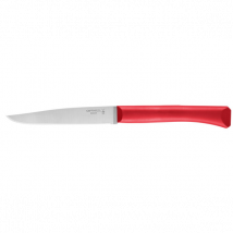 Couteau de table Opinel Bon Appétit + en inox manche rouge - Couteaux du Chef