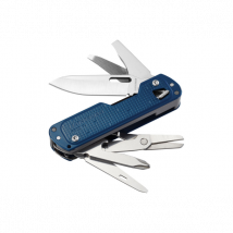 Couteau pliant multifonction modèle Free T4 Bleu Leatherman - Couteaux du Chef