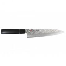 Couteau modèle Chef 21cm Kasumi Kuro avec damas et martelage - Couteaux du Chef - Couteaux du Chef