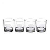 Coffret 4 verres à whisky Selbrae House motif vache - Couteaux du Chef - Couteaux du Chef