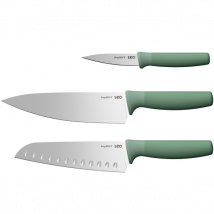 Lot de 3 couteaux modèle Leo Forest Berghoff - Couteaux du Chef