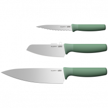 Lot de 3 couteaux spécifiques modèle Leo Forest Berghoff - Couteaux du Chef