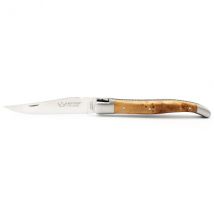 Couteau pliant Laguiole Village en bois de genévrier 12cm - Couteaux du Chef - Couteaux du Chef