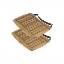 Tablettes latérales Big Green Egg XLarge acacia - Couteaux du Chef