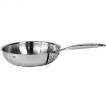 Poêle sautoir acier inox 18/10 5 plis Castel'Pro Cristel - Couteaux du Chef - Couteaux du Chef