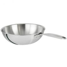 Wok inox 18/10 3 plis Castel'Pro Cristel - Couteaux du Chef - Couteaux du Chef
