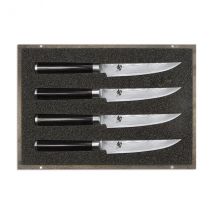Coffret 4 couteaux à steak japonais Shun Classic lames 12,5cm - Couteaux du Chef