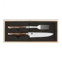 Coffret de couverts Kai Shun Premier Tim Malzer couteau + fourchette - Couteaux du Chef