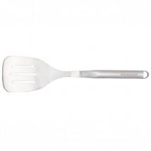 Spatule coudée ajourée inox Kitchen Aid - Couteaux du Chef