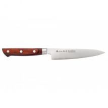 Couteau japonais office Satake Cutlery Brown Pakka 13,5cm - Couteaux du Chef - Couteaux du Chef