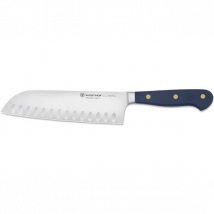 Couteau santoku forgé lame alvéolée 17cm gamme Classic Colour Wild Blueberry Wusthof - Couteaux du Chef - Couteaux du Chef