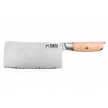 Couteau Fukito Pakka San Mai modèle couperet 19cm - Couteaux du Chef - Couteaux du Chef