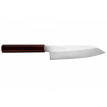 Couteau ko santoku artisanal 18cm Ginsan Kijiro Hado - Couteaux du Chef - Couteaux du Chef