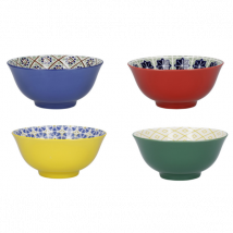 Set 4 bols céramique World of Flavours 15cm KitchenCraft - Couteaux du Chef - Couteaux du Chef