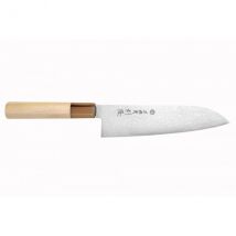 Couteau damas SG2 santoku 18cm Suminagashi Toshitaka - Couteaux du Chef - Couteaux du Chef