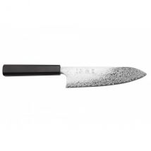 Couteau japonais modèle santoku Hatsukokoro Ginga damas 18cm - Couteaux du Chef - Couteaux du Chef