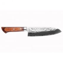 Couteau santoku 17cm San Maï Nashiji Satake - Couteaux du Chef