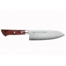 Couteau santoku japonais 17cm San Maï VG10 Satake - Couteaux du Chef