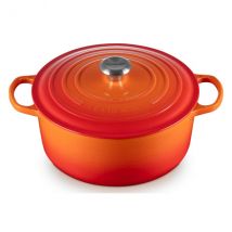 Cocotte ronde Signature 24cm en fonte Le Creuset - Couteaux du Chef - Couteaux du Chef