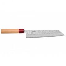 Couteau japonais Tsunehisa modèle kiritsuke 21cm AS avec martelage - Couteaux du Chef - Couteaux du Chef