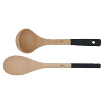 Lot cuillère et louche en bois Cookut - Couteaux du Chef - Couteaux du Chef