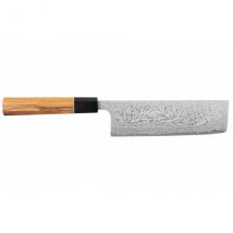 Couteau Yuzo Damas VG10 modèle nakiri 16,5cm - Couteaux du Chef - Couteaux du Chef