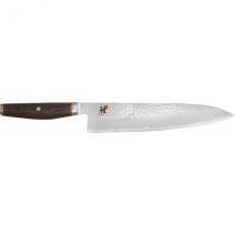 Couteau de chef japonais Miyabi 6000MCT lame martelée 24cm + manche en Pakka - Couteaux du Chef