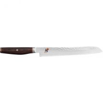 Couteau à pain japonais Miyabi 6000MCT lame martelée 23cm + manche en Pakka - Couteaux du Chef