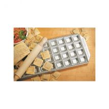 Plaque Imperia 36 raviolis carrés + rouleau en bois - Couteaux du Chef - Couteaux du Chef
