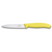 Couteau d'office jaune lame acier inox 10cm Victorinox - Couteaux du Chef - Couteaux du Chef