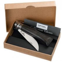Couteau pliant de luxe Opinel en Ebène, lame inox de 8.5cm - Couteaux du Chef - Couteaux du Chef