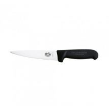 Couteau à désosser/saigner VICTORINOX 18 cm, manche fibrox noir - Couteaux du Chef